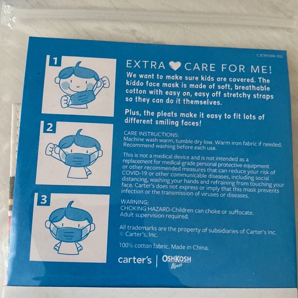 Carter’s Kiddo Face Masks!